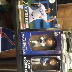 3 Dodger Bobble Heads